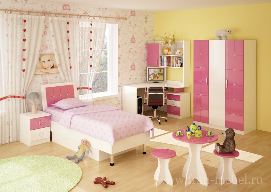Мебель Детская Комната Для Девочек Фото