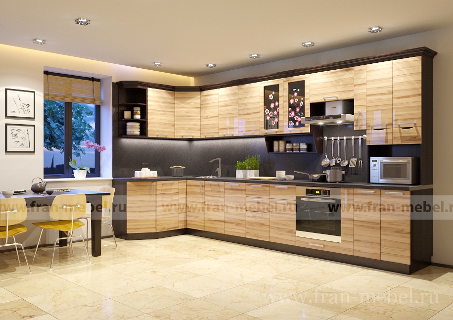 Фото Кухня Сакура 5 (Вики) угловая правая. Купить с доставкой