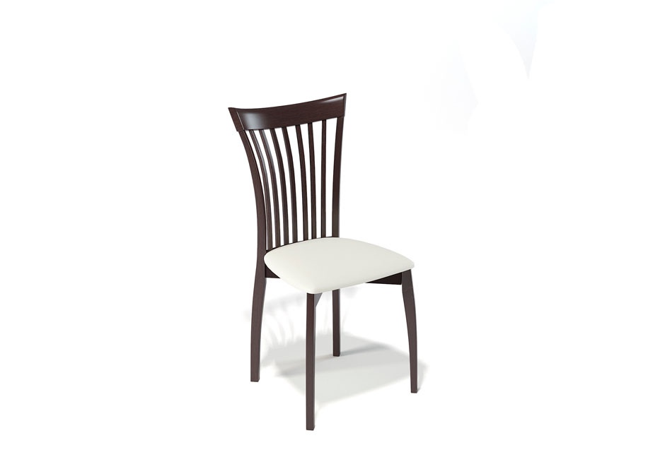 Фото Деревянные стулья, Стул Kenner 102 М венге/белый. Купить с доставкой