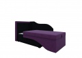 Кушетка «Грация» черно-фиолетовая белый от компании «Фран мебель» – 2 фото