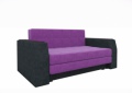 Диван «Атлант мини» черно-фиолетовый белый от компании «Фран мебель» – 1 фото
