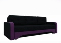 Диван «Ник-3» черно-фиолетовый белый от компании «Фран мебель» – 1 фото