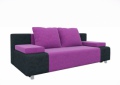 Диван «Чарли» черно-фиолетовый белый от компании «Фран мебель» – 1 фото