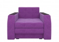 Кресло-кровать «Атланта» фиолетовый вельвет белый от компании «Фран мебель» – 2 фото
