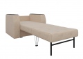 Кресло-кровать «Атланта» бежевый вельвет белый от компании «Фран мебель» – 3 фото