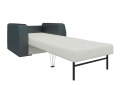 Кресло-кровать «Атланта» черно-белая белый от компании «Фран мебель» – 3 фото