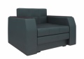 Кресло-кровать «Атланта» черная белый от компании «Фран мебель» – 1 фото