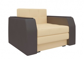 Кресло-кровать «Атланта» бежево-коричневая