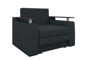 Кресло-кровать «Комфорт» черный вельвет