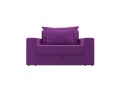 Кресло-кровать «Комфорт» фиолетовый вельвет белый от компании «Фран мебель» – 3 фото