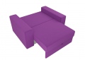 Кресло-кровать «Комфорт» фиолетовый вельвет белый от компании «Фран мебель» – 6 фото