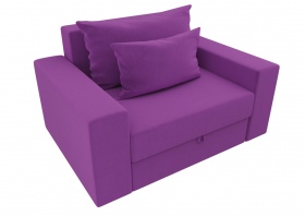 Кресло-кровать «Комфорт» фиолетовый вельвет
