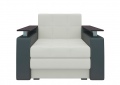 Кресло-кровать «Комфорт» черно-белая белый от компании «Фран мебель» – 2 фото