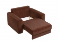 Кресло «Мэдисон» коричневый вельвет белый от компании «Фран мебель» – 3 фото