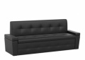 Кухонный диван «Деметра» черный белый от компании «Фран мебель» – 1 фото