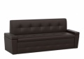 Кухонный диван «Деметра» коричневый белый от компании «Фран мебель» – 1 фото