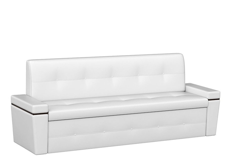 Кухонный диван «Деметра» белый белый от компании «Фран мебель» – 1 фото
