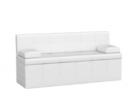 Кухонный диван «Лео» белый