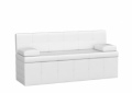 Кухонный диван «Лео» белый белый от компании «Фран мебель» – 1 фото