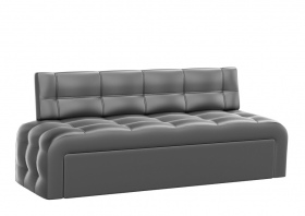 Кухонный диван «Люксор» черный