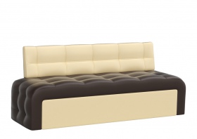 Кухонный диван «Люксор» коричнево-бежевый