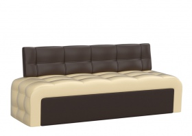 Кухонный диван «Люксор» бежево-коричневый