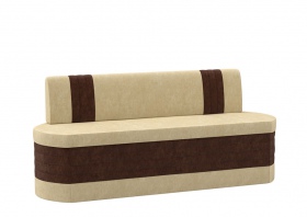 Кухонный диван «Токио» бежево-коричневый вельвет