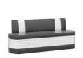 Кухонный диван «Токио» черно-белый белый от компании «Фран мебель» – 1 фото