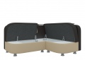 Кухонный угловой диван «Уют-2» коричнево-бежевый белый от компании «Фран мебель» – 2 фото