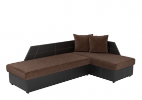 Угловой диван «Андора» коричневый