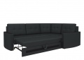 Угловой диван «Белла» черный белый от компании «Фран мебель» – 2 фото
