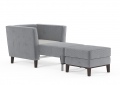Кресло-кровать «Неаполь» Серый белый от компании «Фран мебель» – 6 фото