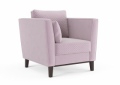 Кресло «Неаполь» Розовый белый от компании «Фран мебель» – 1 фото