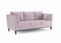 Диван «Неаполь» 3-х местный Розовый белый от компании «Фран мебель» – 1 фото