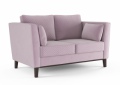 Диван «Неаполь» 2-х местный Розовый белый от компании «Фран мебель» – 1 фото