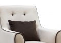 Кресло отдыха «Муссон» Velutto 01, Velutto 24 белый от компании «Фран мебель» – 4 фото