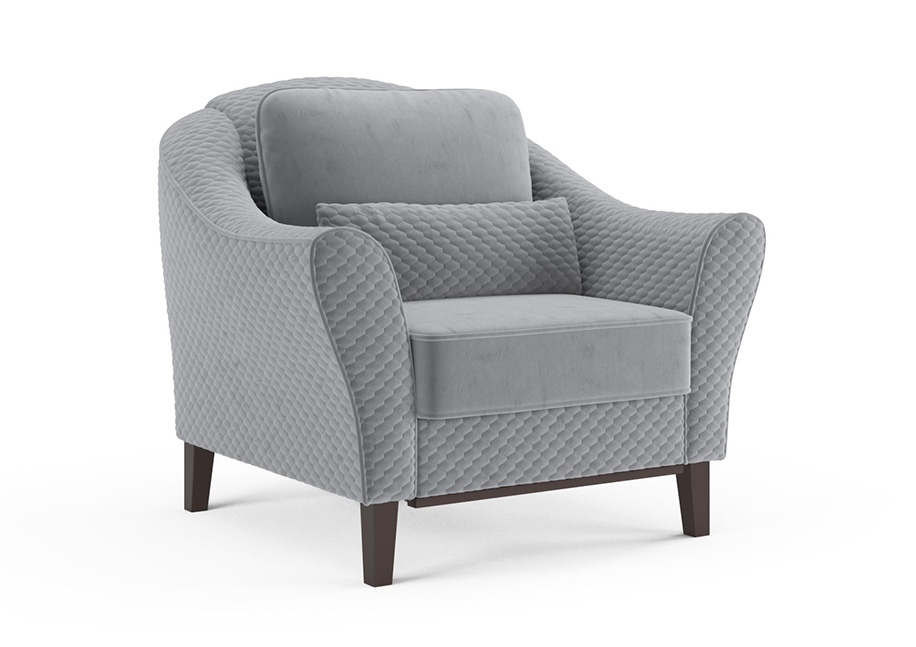 Кресло-кровать «Монреаль» Серый белый от компании «Фран мебель» – 1 фото