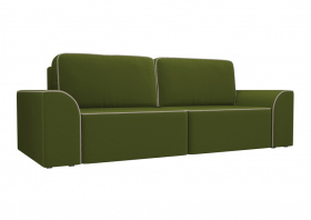Прямой диван «Вилсон» (вельвет/зеленый)