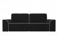 Прямой диван «Вилсон» (велюр/черный) белый от компании «Фран мебель» – 2 фото