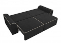 Прямой диван «Вилсон» (велюр/черный) белый от компании «Фран мебель» – 9 фото