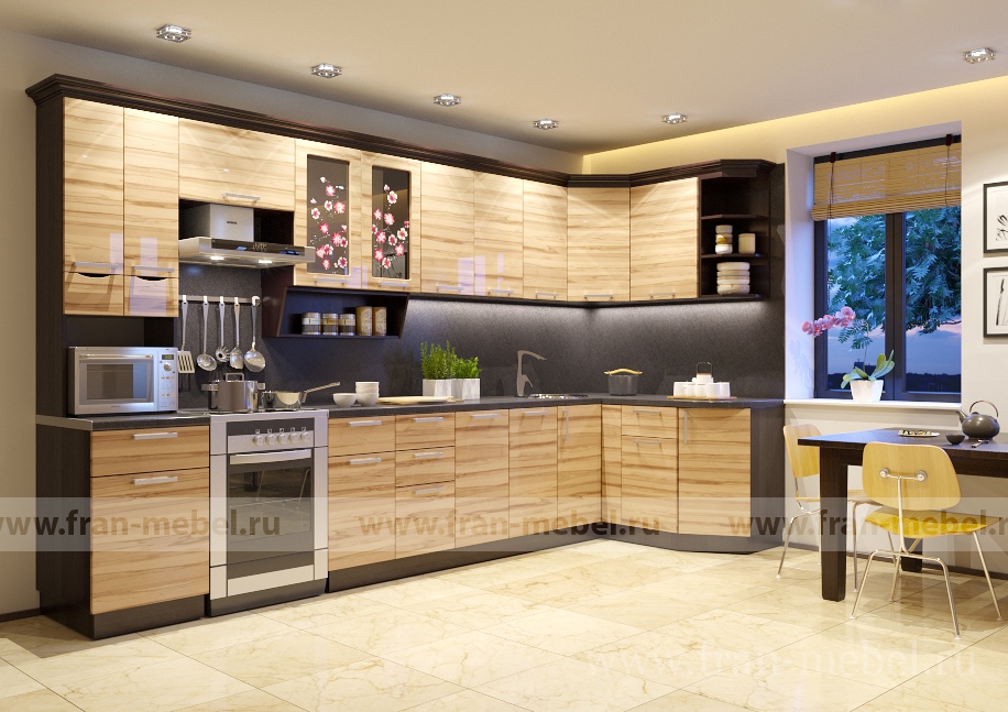 Фото Кухня Сакура 4 (Вики) угловая левая. Купить с доставкой