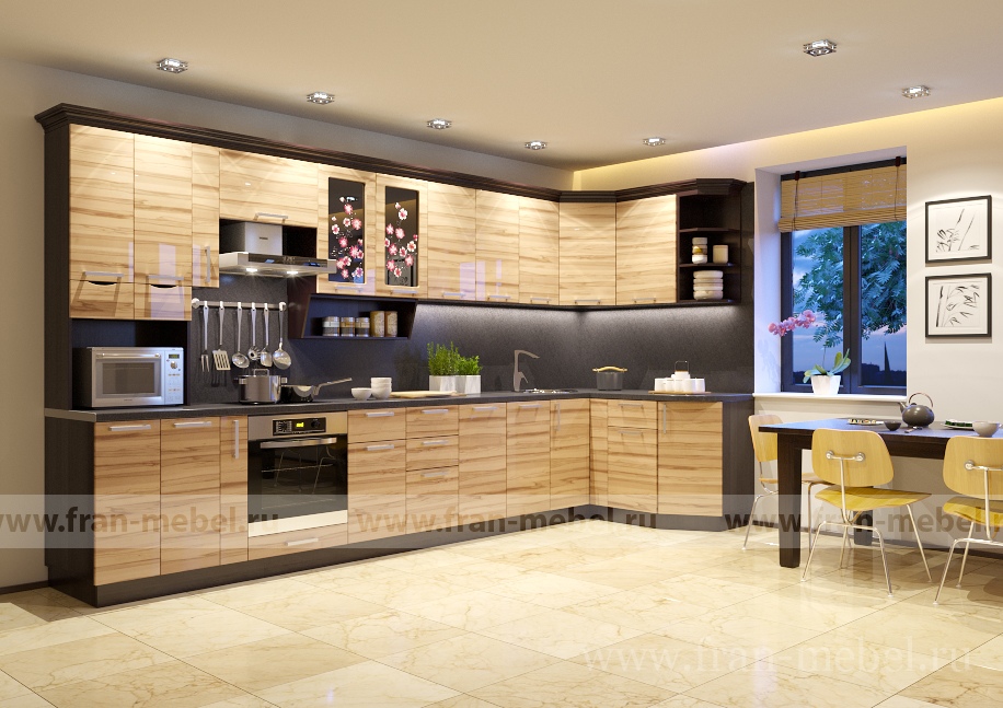 Фото Кухня Сакура 5 (Вики) угловая левая. Купить с доставкой