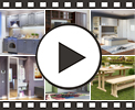 Угловой диван «Мэдисон» бежевая рогожка белый от компании «Фран мебель» – 2 видео